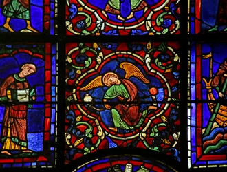 Scène de la vie de Saint Martin, cathédrale de Chartres